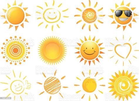 Sun Vector Set Stock Illustration Download Image Now Istock