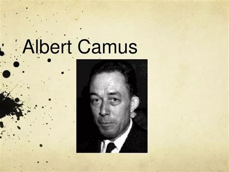 Ppt Albert Camus Powerpoint Presentation Free Download Id1452446