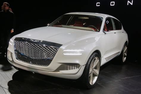 Genesis Previews Future Fuel Cell Suv With Gv80 Concept Cnet