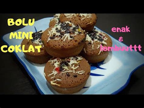 Cara membuat kue bolu panggang mini: Resep Bolu Mini Coklat Panggang enak dan lembut - YouTube