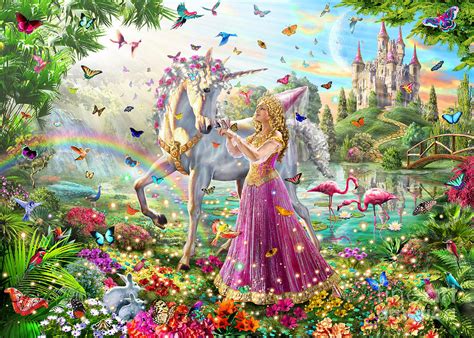 Princess And The Unicorn Digital Art By Mgl Meiklejohn Graphics