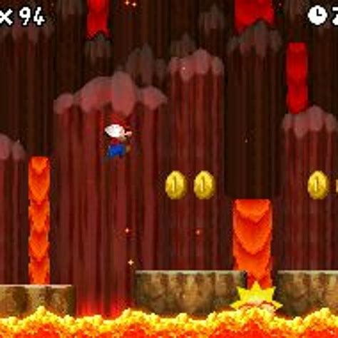 Stream New Super Mario Bros Flowing Lava World 8 Music 3D Audio