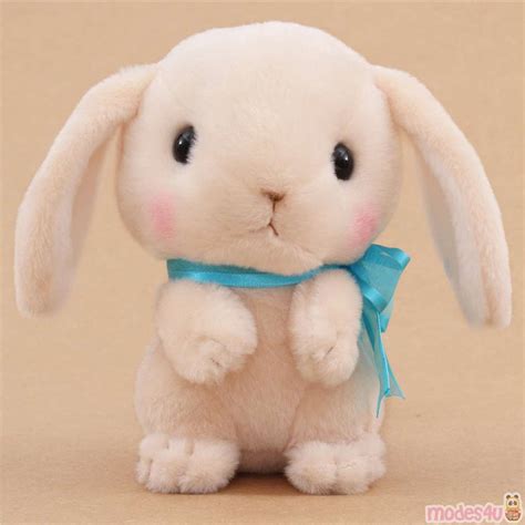 Beige Bunny Rabbit Poteusa Loppy Plush Toy From Japan Modes4u