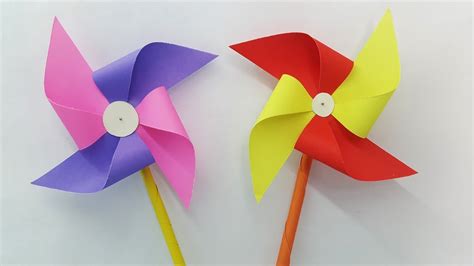 How To Make A Paper Windmill For Kids Best Windmill Making Tutorial