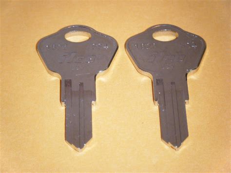 Pair of Working Sentry Safe Keys Cut to Your Selected Code for Many
