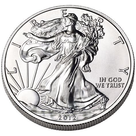 2012 American Silver Eagle Brilliant Uncirculated Bu Republic