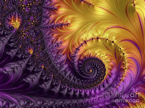 Purple Wave Digital Art By Elisabeth Lucas Fine Art America
