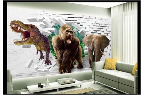 Customzed 3d Wallpaper 3d Kids Wallpaper Animal Orangutan Cartoon