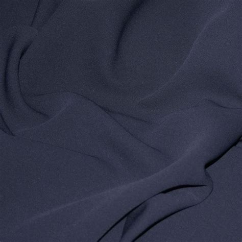 Prestige Medium Weight Crepe Fabric Navy Blue 148cm Wide X 1m Sew