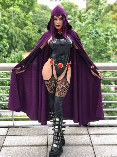 Amazing Raven Cosplay Cosplay Cosplay Woman Cosplay Outfits Raven