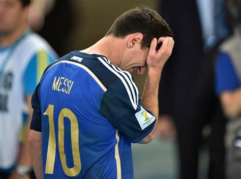 World Cup Messi Visibly Disappointed After Loss But Still Claims