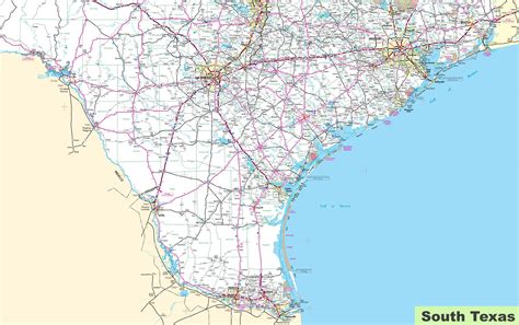 South Texas Map Caoticamary