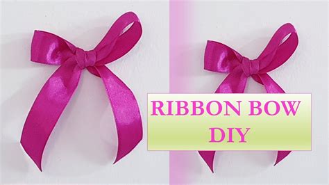 How To Make Ribbon Flower Making Simple Ribbon Bow DIY YouTube