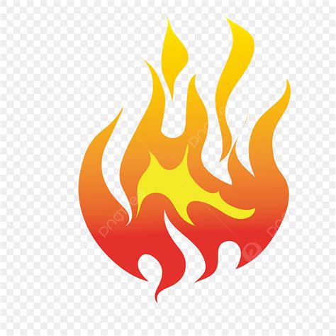 Flames Illustrations Clipart Png Images Cartoon Red Flame Illustration