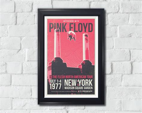 11x17 Pink Floyd Concert Poster Concept Etsy
