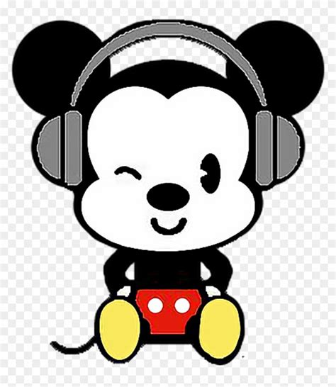 Mickeymouse Sticker Cute Mickey Mouse Drawings Hd Png Download