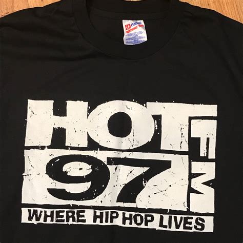 Vintage Hot 97 Hiphop 90s Vintage T Shirt Hanes Made In Usa Grailed