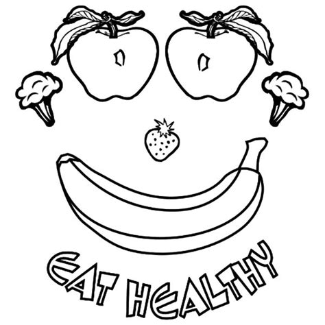 Healthy Body Coloring Pages At Getdrawings Free Download