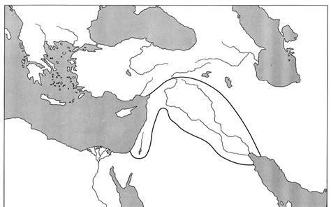 32 Blank Map Of Mesopotamia Maps Database Source