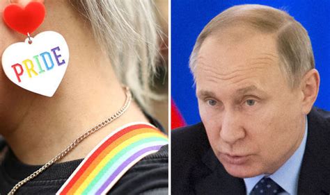 Vladimir Putin Russian Newspaper Attacks Gay Friendly Manchester Angela Merkel Uk News