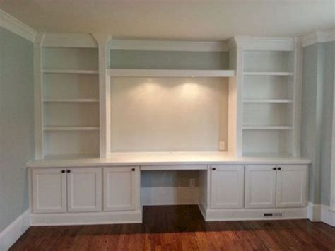 23 Amazing Home Office Built In Cabinets Ideas For Your Work Room