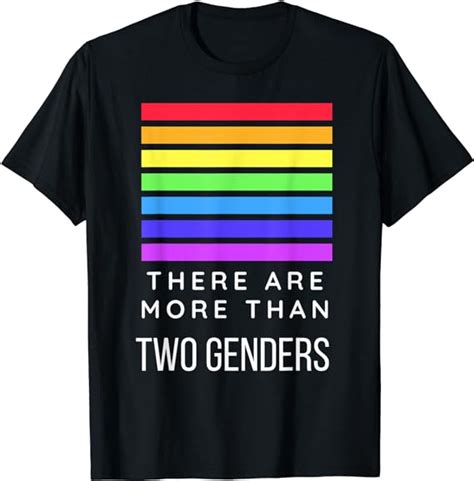 There Are More Than Two Genders T Shirt Uk Fashion