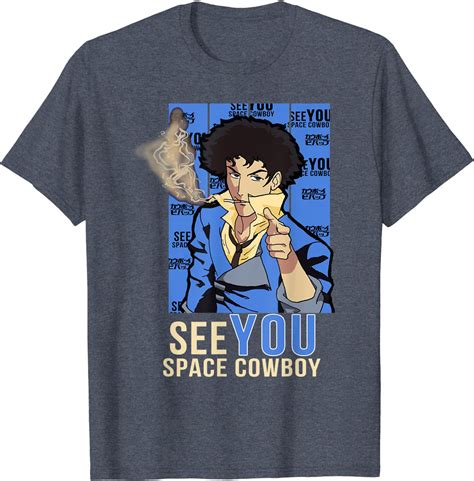 Vintage Cowboy Classic Arts Bebop Outfits Anime Manga Series T Shirt