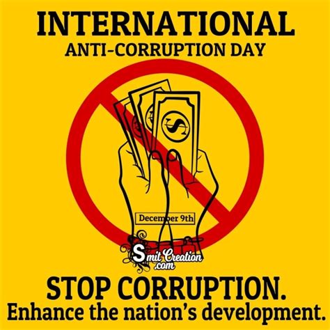 International Anti Corruption Day Slogan Smitcreation