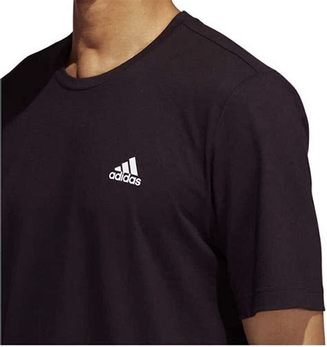 Mens Size Xxl Adidas Short Sleeve Cotton Black Logo Graphic T Shirt