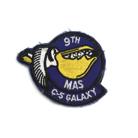 9th Military Airlift Squadron Patch Air Mobility Command Museum