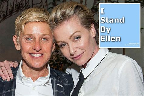 Ellen Degeneres Wife Portia De Rossi Says I Stand By Ellen As She Breaks Silence Amid Reports