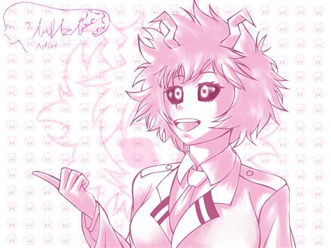 Mina Ashido My Hero Academia Antazar Illustrations ART Street