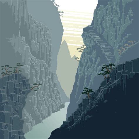 Pixel Art Landscape By Mockingjay1701 Pixel Art Lands