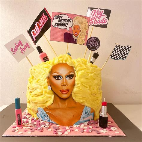 Ru Paul Cake Queen Birthday Party Paul Cakes Race Party