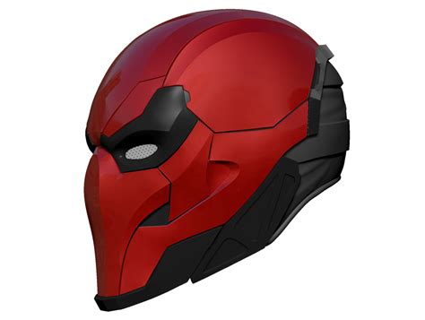 Stl File Red Hood Injustice 2 Mask Helmet Cosplay 🪖・model To Download And 3d Print・cults
