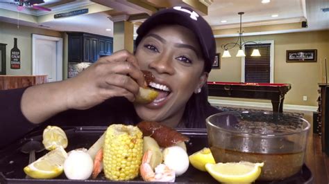 Seafood Boil Shrimp Potatoes Corn Eggs Sausage YouTube