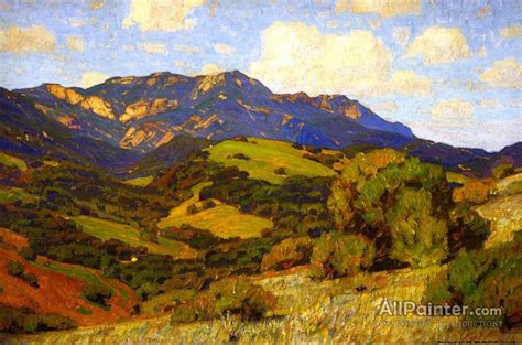 William Wendt Rolling Hills California Oil Painting Reproductions For