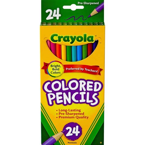 Bulk School Supplies Crayola Presharpened Colored Pencils Cyo684024
