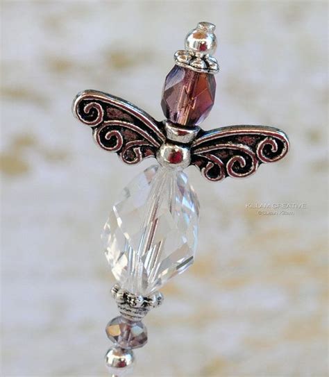 An Angel On Your Shoulder 3 Stick Pin Kc0073 Etsy Stick Pins Hat
