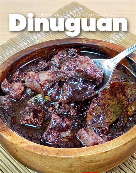 How To Cook Dinuguan Yummy Kitchen