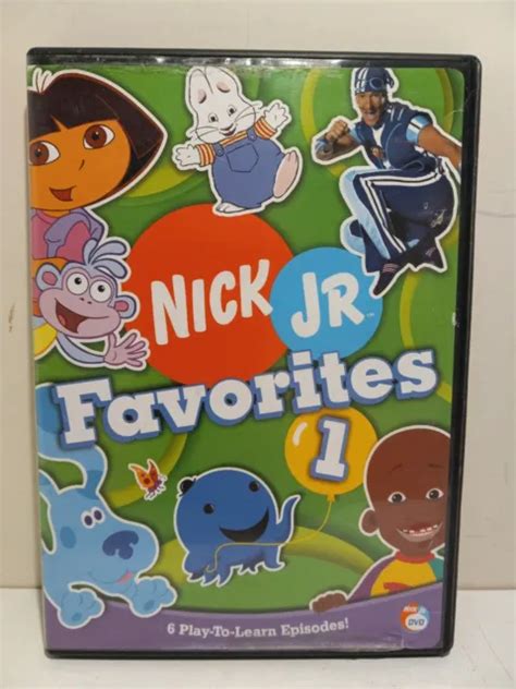 Nick Jr Favorites Vol One Nickelodeon Dvd Lazytown Blue S Clues Oswald Picclick