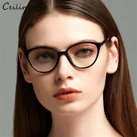 Cat Eye Clear Glasses Women 2019 New Myopia Nerd Eyeglasses Spectacle Frames Fake Glasses