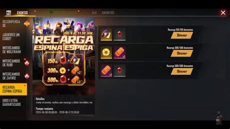 Golds or diamonds will add in account wallet automatically. NUEVO EVENTO DE RECARGA EN FREE FIRE!💎 - YouTube