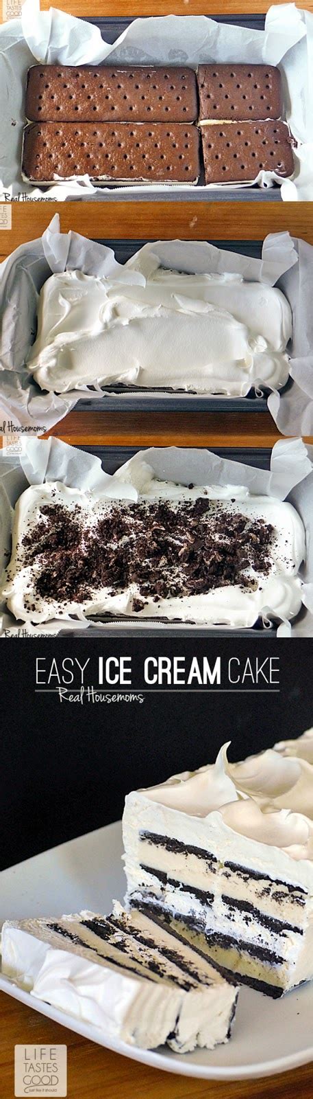 .generally ice cream cake recipes are popularly known as party food and more frequently prepared for weddings and birthday celebrations. Easy Ice Cream Sandwich Cake | Life Tastes Good