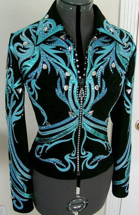 Turquoise Western Show Clothes Fancy Shirt Western Pleasure Outfit