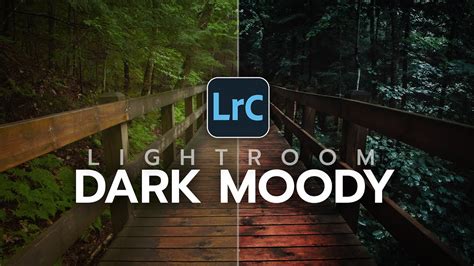 How To Create Dark And Moody Style Photos In Lightroom Youtube