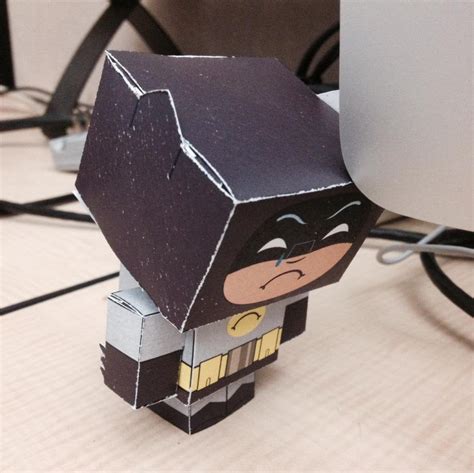Sad Batman Papercraft By Cubeecraft Papercraft
