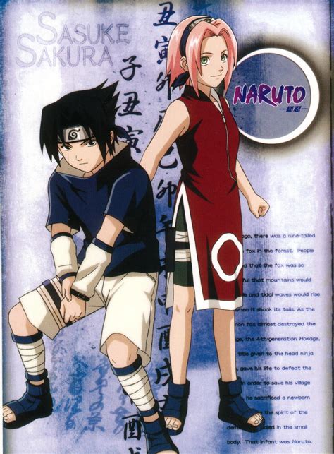 Pre Teen Sasuke And Sakura Stand Together Wallpaper Aiktry