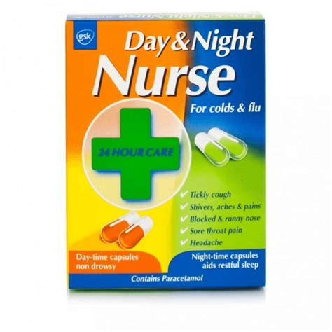 Day And Night Nurse Capsules X 24 Medicines From Evans Pharmacy Uk