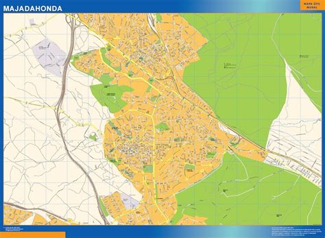 Zlinkuj adresy na swojej stronie z interaktywną mapa polski. Mapa Majadahonda | Mapas Murales de España y el Mundo